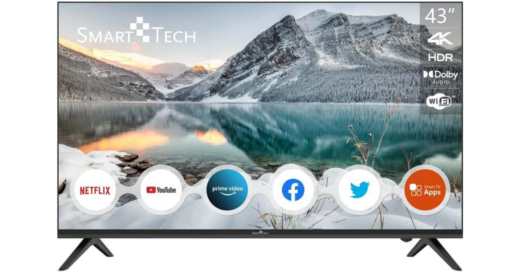 SMT43S10UV2L1B1 SMART TECH 4K SMART LED TV - eMARKT Műszaki Outlet
