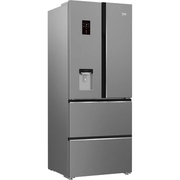 BEKO GNE490E30DZXPN bPRO 500 Francia ajtós Side by side hűtőszekrény