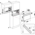 Kép 3/5 - AMW4920NB WHIRLPOOL Beépíthető Mikrohullámú sütő