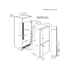 Kép 4/5 - SCE714FALS AEG Beépíthető kombinált hűtőszekrény